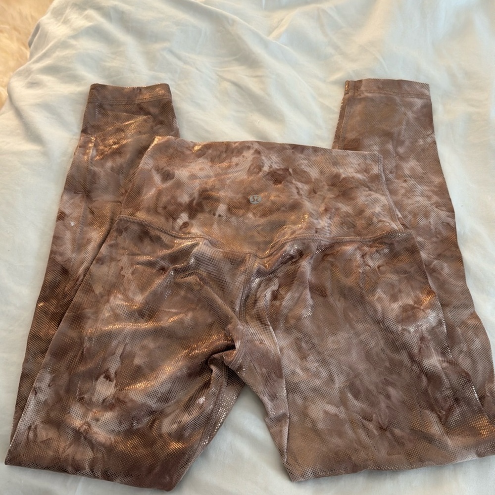 Cropped LULULEMON NYLON Leggings